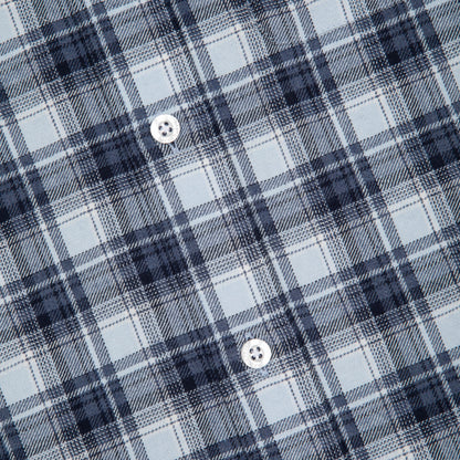 "lotus v2" layered Shirt plaid blue