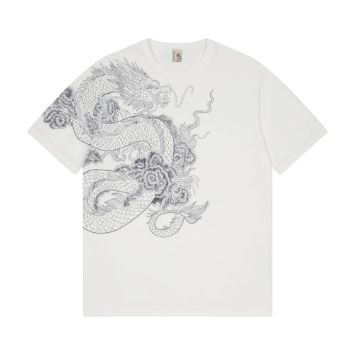"yakuza" ribbed T Shirt off white