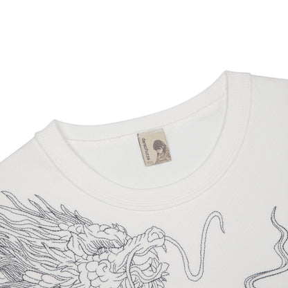 "yakuza" ribbed T Shirt off white