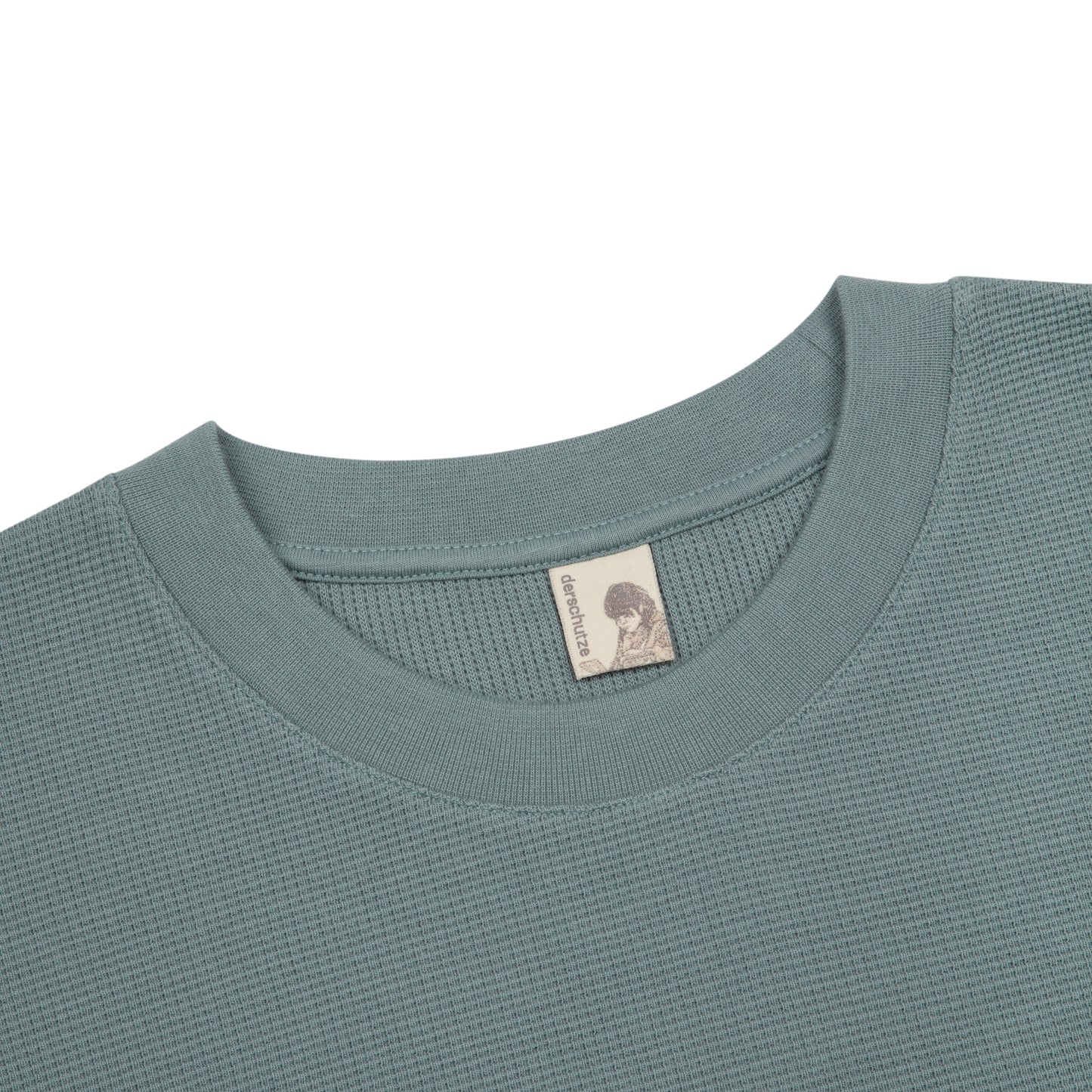 "blossom" waffle Longsleeve blue