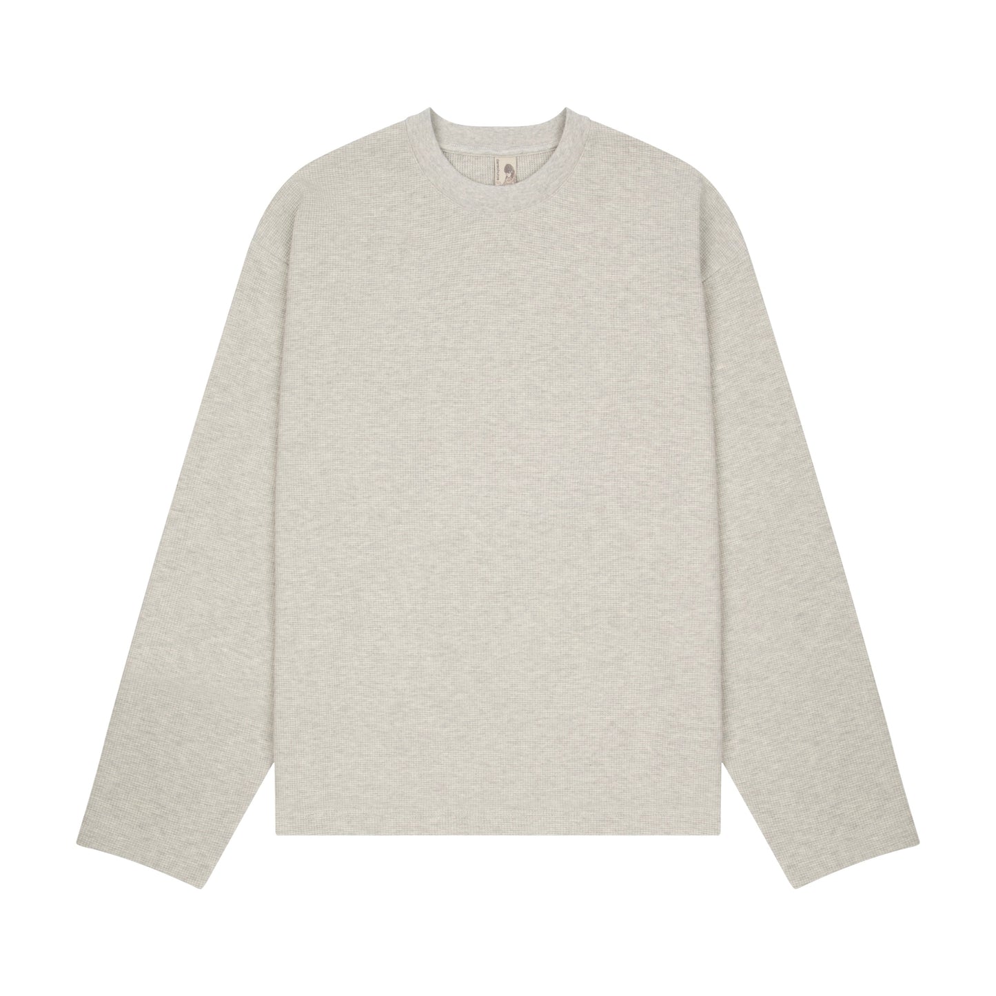 "blossom" waffle Longsleeve grey melange