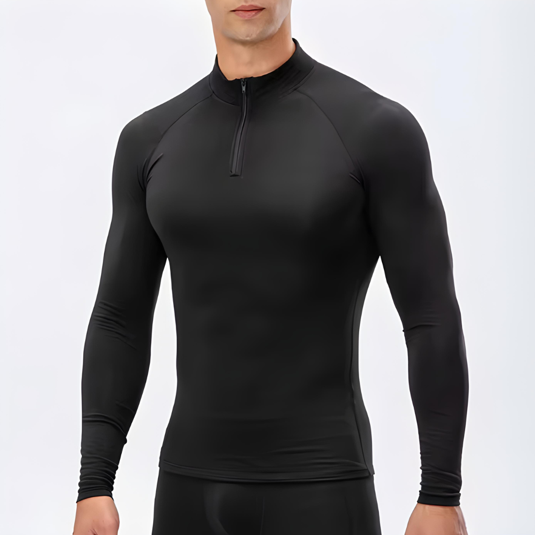 PACE UP  COMPRESSION QUARTER ZIP