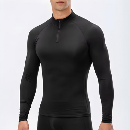PACE UP  COMPRESSION QUARTER ZIP