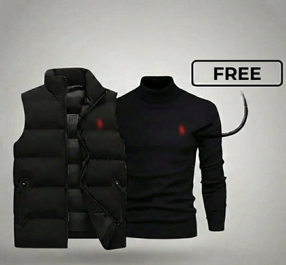 Weste + Gratis-Pullover (Letzter Verkauf)