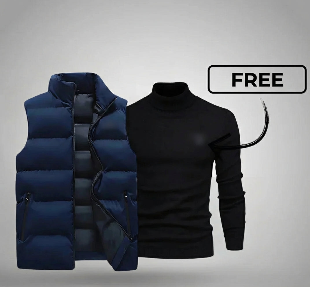 Weste + Gratis-Pullover (Letzter Verkauf)