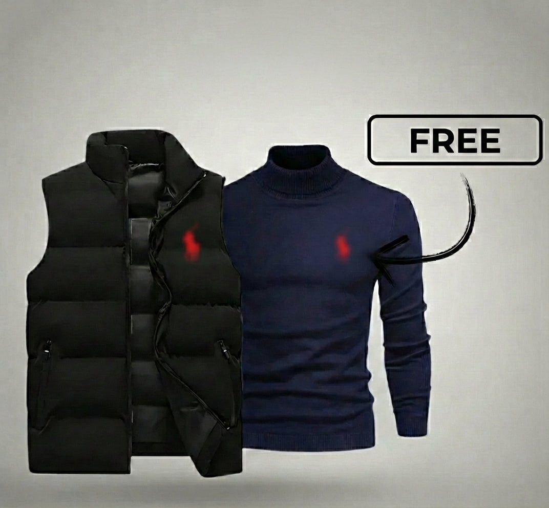 Weste + Gratis-Pullover (Letzter Verkauf)