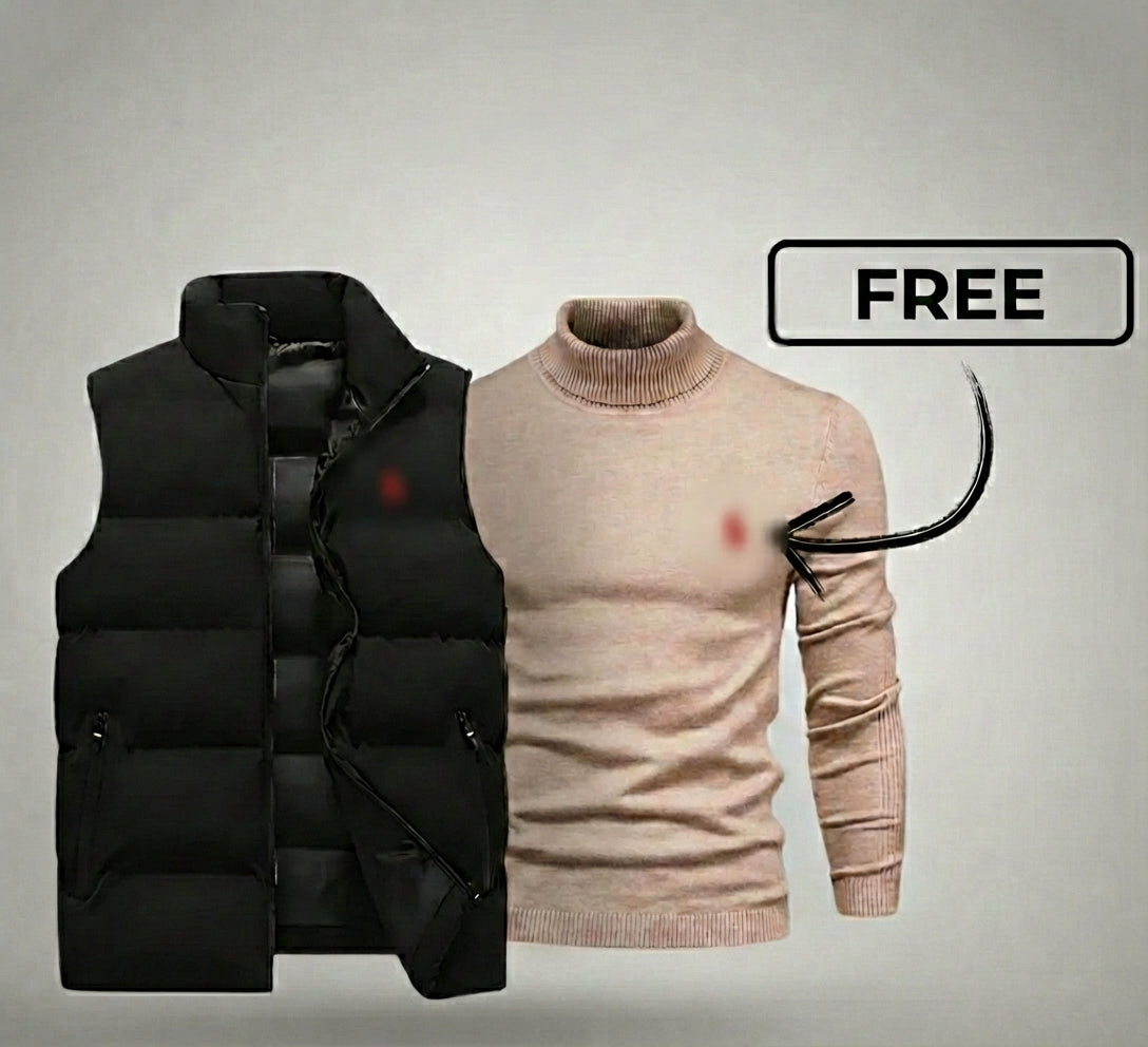 Weste + Gratis-Pullover (Letzter Verkauf)