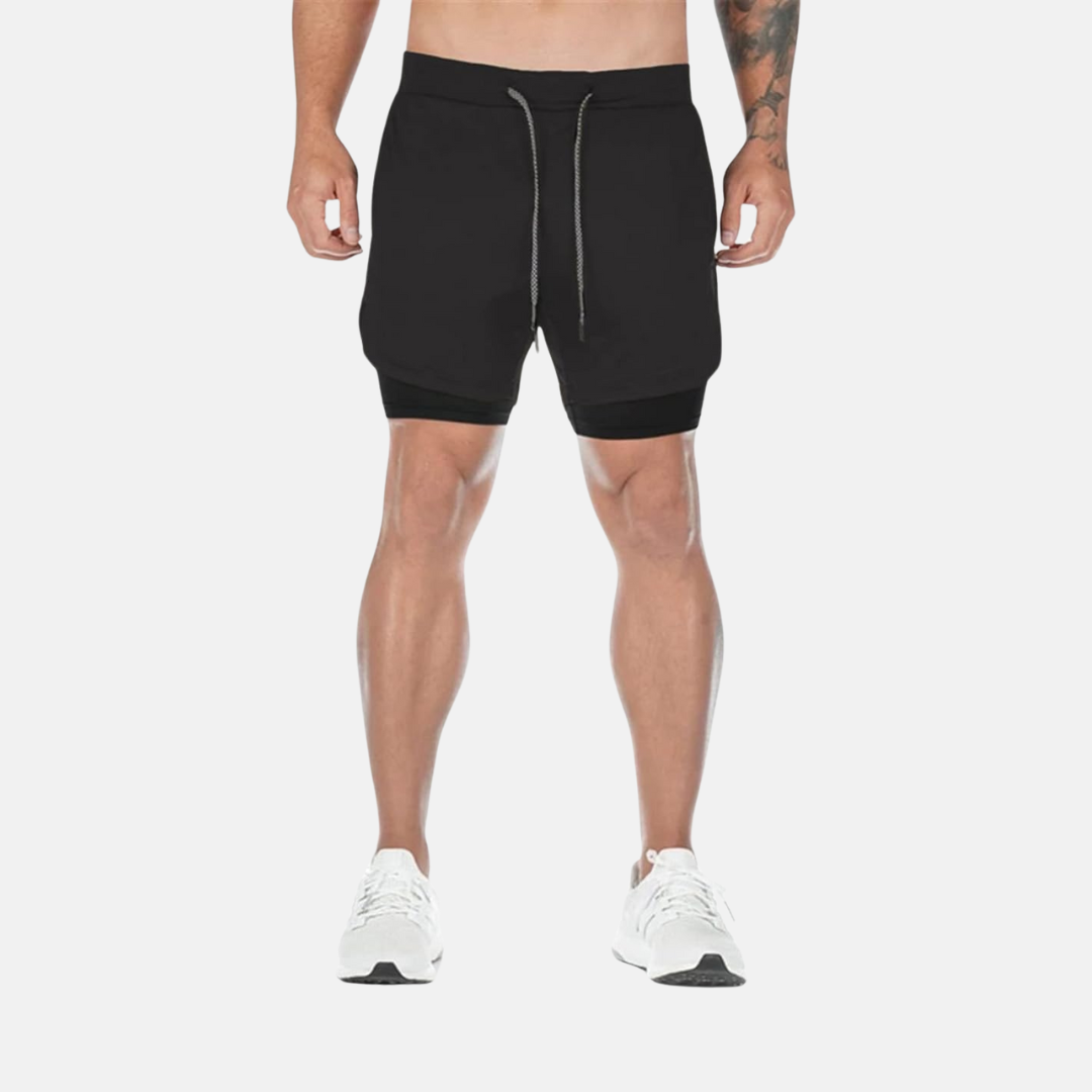 PACE UP 2 in 1 PREMIUM RUNNING SHORTS