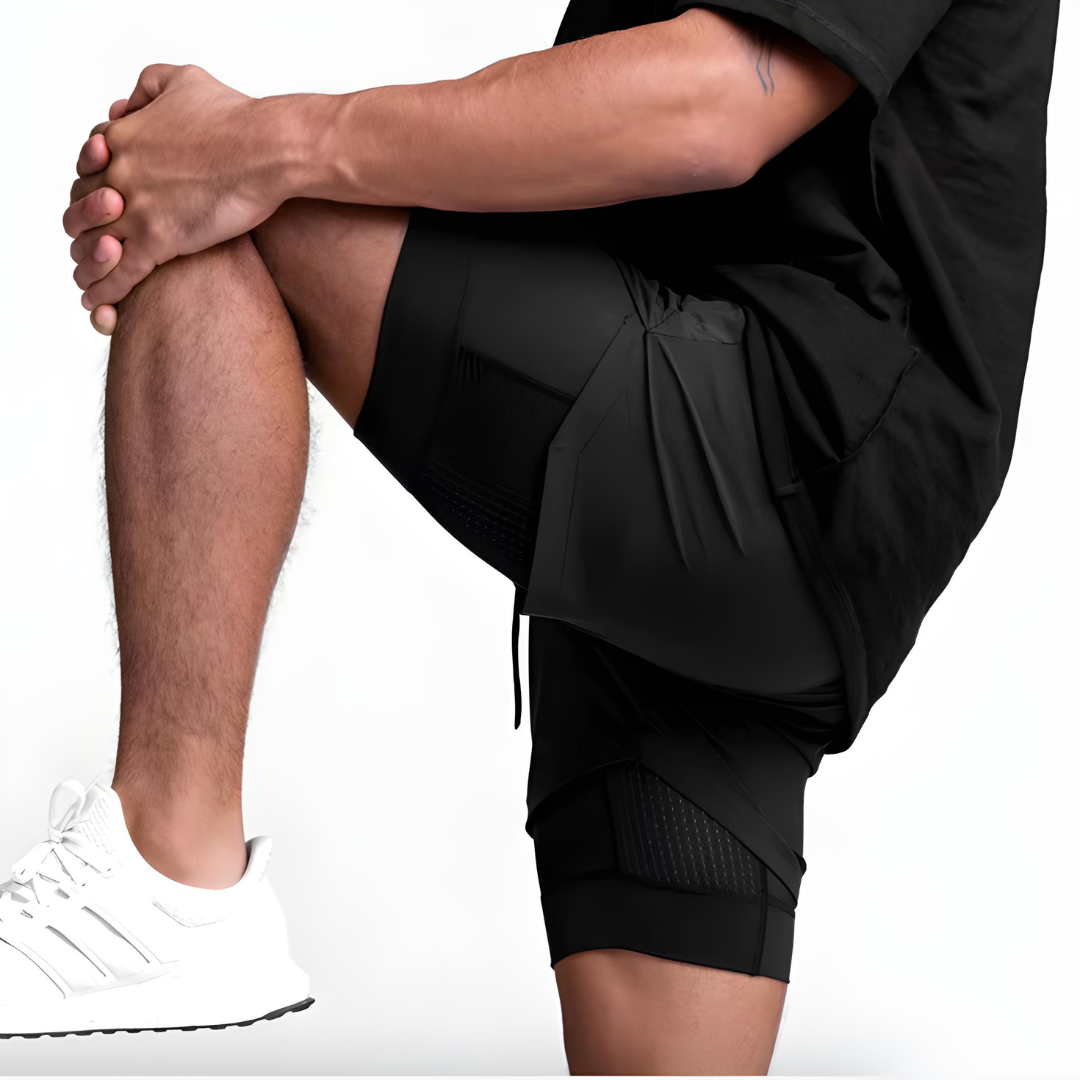 PACE UP 2 in 1 PREMIUM RUNNING SHORTS