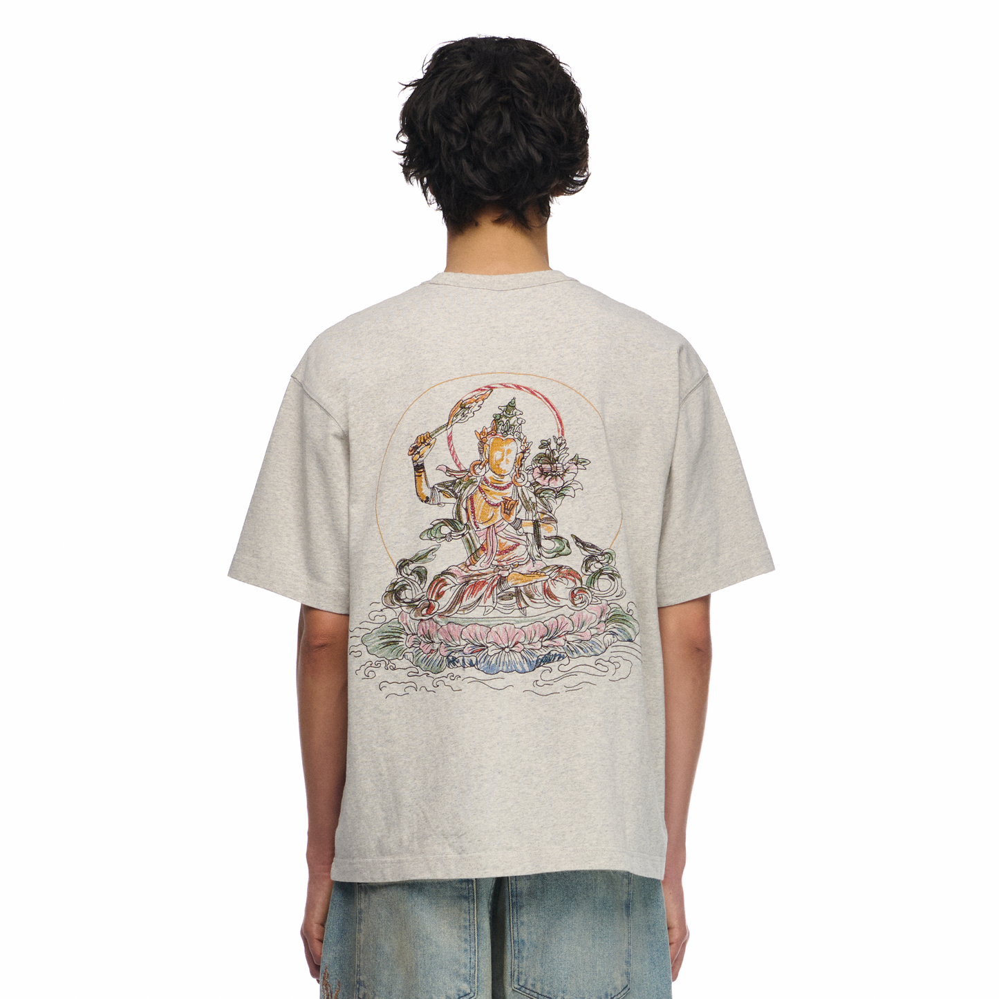 "lotus v2" T Shirt grey melange