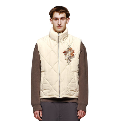 "garden of eden" Vest puffer beige