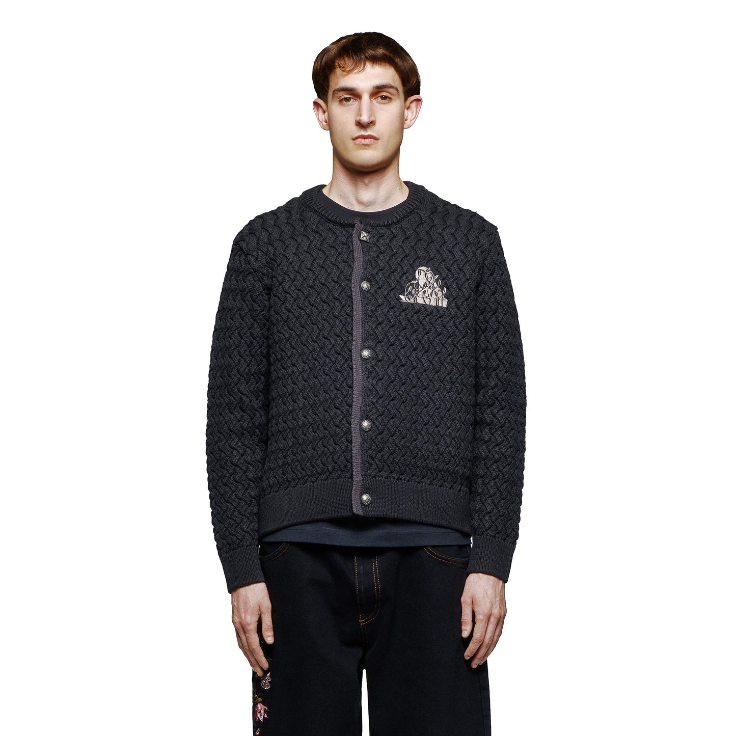 "garden of eden" Cardigan anthracite