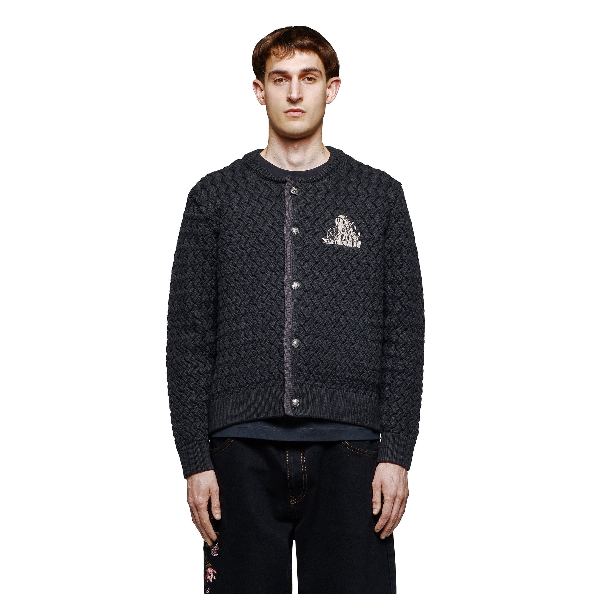 "garden of eden" Cardigan anthracite