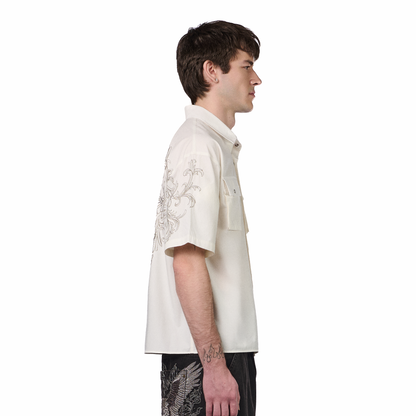 "hellboy" Shirt off white