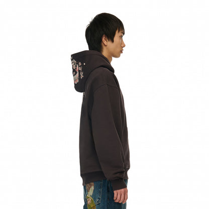 "yakuza" Hoodie brown