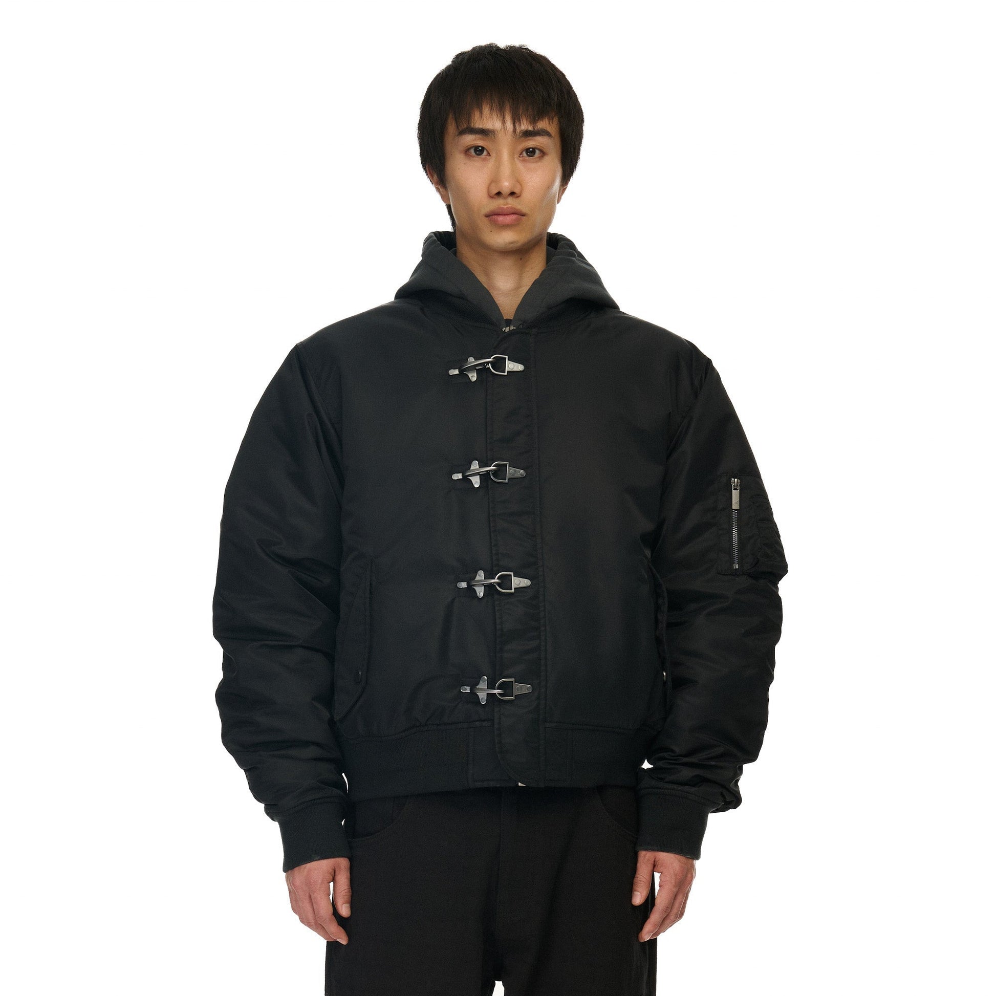 "yakuza" bomber Jacket black