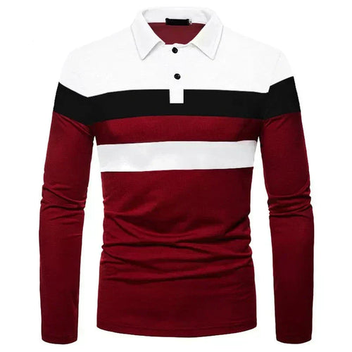 Men's Long Sleeve Polo Shirt Slingint Valerion