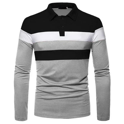 Men's Long Sleeve Polo Shirt Slingint Valerion
