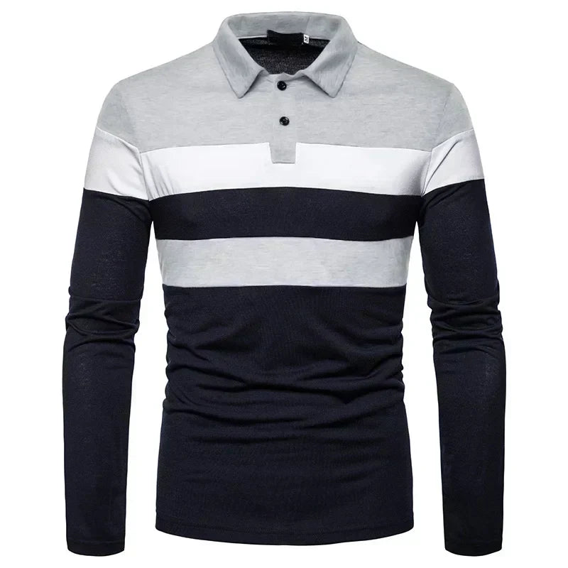 Men's Long Sleeve Polo Shirt Slingint Valerion
