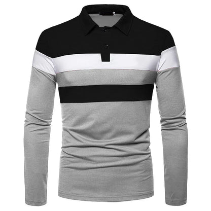 Men's Long Sleeve Polo Shirt Slingint Valerion