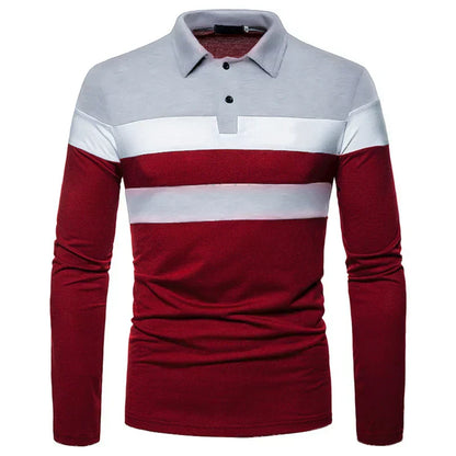 Men's Long Sleeve Polo Shirt Slingint Valerion