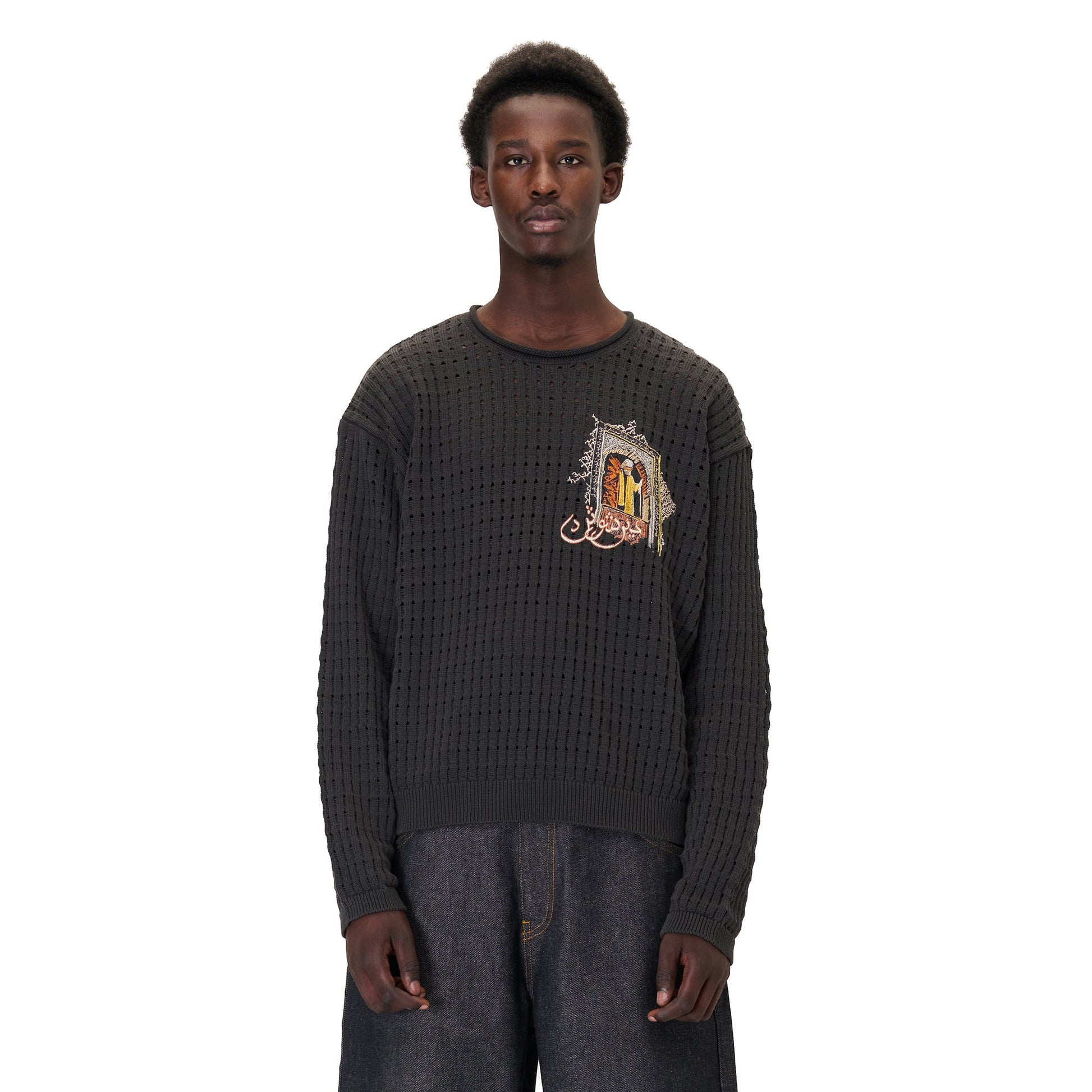 "aziza" longsleeve Knit anthracite