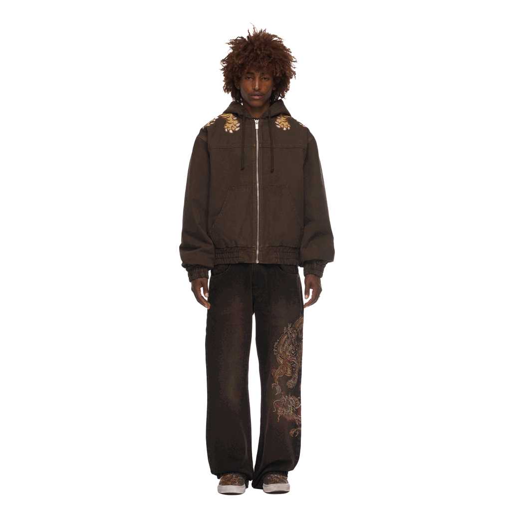 "lotus v2" brown bootcut Denim