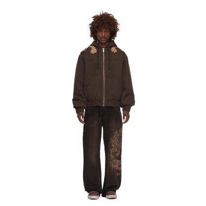 "lotus v2" brown bootcut Denim
